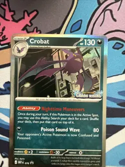 Crobat - MEP 076 - Pre-Release Chaos Rising | Pokemon TCG Promo - Image 1