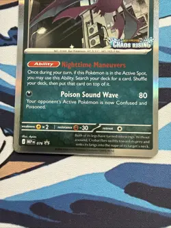 Crobat - MEP 076 - Pre-Release Chaos Rising | Pokemon TCG Promo - Image 4