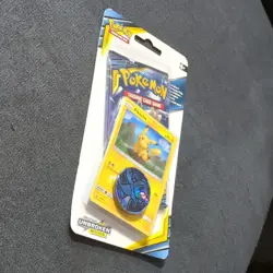 Pokemon TCG Sun & Moon Unbroken Bonds 1-Pack Booster Blister Pikachu Promo Coin - Image 3