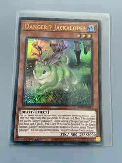 Danger!U JackalopeU - 1st Editon Ultra Rare RA01-EN013 Yugioh - Image 1