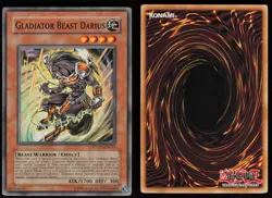 Gladiator Beast Darius PTDN-EN031 Common TWED YU-GI-OH - Image 3