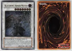 Blackwing Armor Master (UTR) CRMS-EN041 ENHANCED GREY Ultimate Rare YU-GI-OH - Image 3