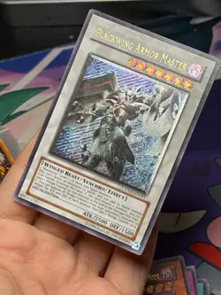 Blackwing Armor Master (UTR) CRMS-EN041 ENHANCED GREY Ultimate Rare YU-GI-OH - Image 4