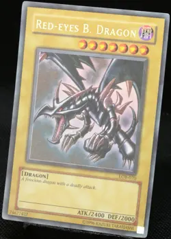 Yu-Gi-Oh! Red-Eyes B. Dragon LOB-070 Ultra Rare [NM] American NA Foil | EN 2002 - Image 3