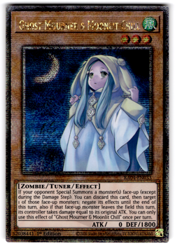 YUGIOH GHOST MOURNER & MOONLIT CHILL QUARTER CENTURY SECRET RARE NM RA04-EN033 - Image 1