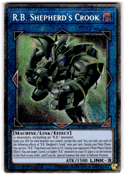 YUGIOH R.B. SHEPHERD'S CROOK STARLIGHT RARE NM DOOD-EN093 - Image 1