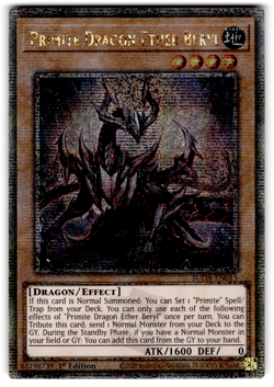 YUGIOH PRIMITE DRAGON ETHER BERYL QUARTER CENTURY SECRET RARE NM SUDA-EN015 - Image 1