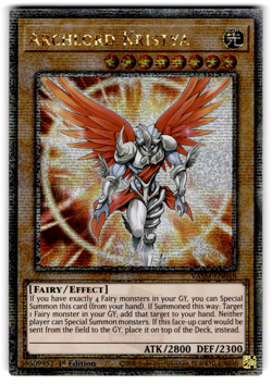YUGIOH ARCHLORD KRISTYA QUARTER CENTURY SECRET RARE NM VASM-EN048 - Image 1