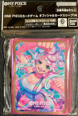 ONE PIECE Card Game Jewelry Bonney Official Sleeves Vol.14 Bandai 70pcs Japan - Image 1