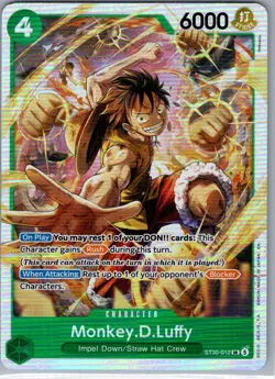 Monkey.D.Luffy ST30-012 Starter Deck EX: Luffy & Ace One Piece Foil NM - Image 1