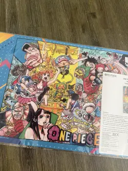 One Piece Card Game Official Playmat Limited Edition Vol.5 + Promo Card IN HAND - Image 4
