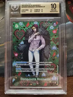 One Piece TCG Donquixote Rosinante SP OP04-119 BGS 10 Pristine English - Image 1