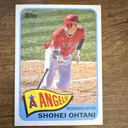 Topps 2021 Shohei Ohtani 1965 Topps Redux #T65-4 Angels MLB Baseball - Image 1