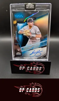 Kyle Karros 2026 Topps Chrome Black #CBA-KK Autographs Blue Refractors #/150 - Image 1