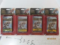 Lot of 4 2006 Topps Lord of the Rings Blister - 8 packs total factory sealed - Image 1