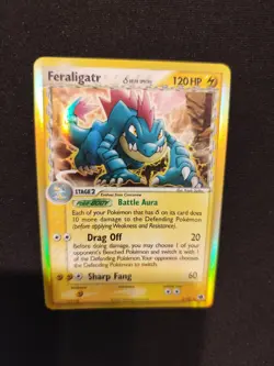 Carta Pokemon PSA FERALIGATR SET EX SPECIE DELTA 2/101 ENG NM Holo REVERSE 2006 - Image 4