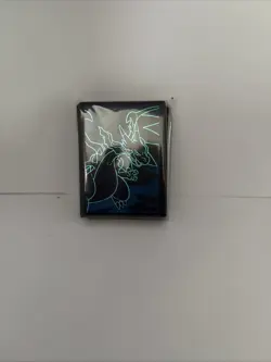 Mega Charizard X Card Sleeves Sealed 65x Pokemon Phantasmal Flames ETB New - Image 1