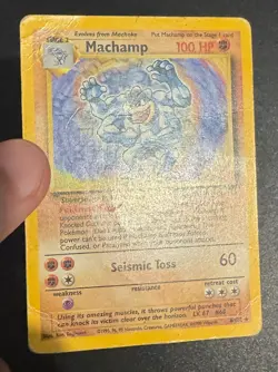 Trainer Deck A Machamp - Non Holo No 1st Ed Stamp- Base Set 8/102 - Pokemon Card - Image 3