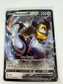 Melmetal V - 047/078 - Pokemon Go Sword & Shield Ultra Rare Card NM - Image 1