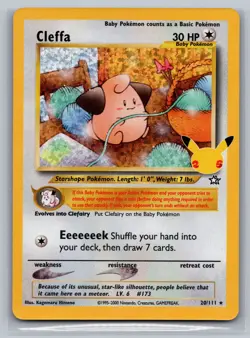Cleffa Celebrations: Classic Collection #20/111 Holo Pokemon Card - Image 1