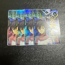 Gundam card Resource Setsuna F Seiei Exia RP-022 P V Jump Promo 4 Set - Image 1