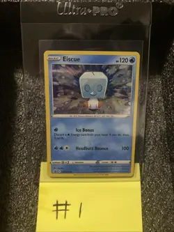 Eiscue SWSH128 Black Star Promo Pokemon Card TCG - Evolving Skies - NM/ Mint - Image 1