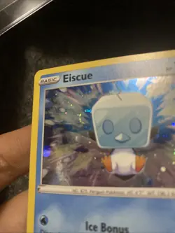 Eiscue SWSH128 Black Star Promo Pokemon Card TCG - Evolving Skies - NM/ Mint - Image 3