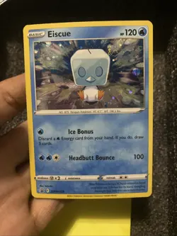 Eiscue SWSH128 Black Star Promo Pokemon Card TCG - Evolving Skies - NM/ Mint - Image 4