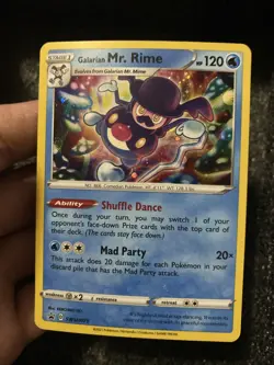 Galarian Mr. Rime Holo Promo SWSH: Sword & Shield Promo Cards SWSH079 - Image 2