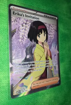 Erika's Invitation SV 151 196/165 NM Pokemon Card Full Art Ultra Rare - Image 1