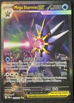 Mega Starmie ex 118/088 Me03: Perfect Order Holo - Pokemon Card - Image 1