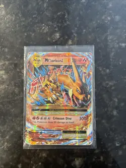 Pokemon TCG M Charizard EX 13/108 Evolutions 2016 Holo Ultra Rare Card - Image 1