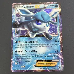 Pokemon TCG Glaceon EX Card 20/124 XY Fates Collide 2016 Holo Ultra Rare - Image 1