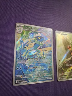 Chaos Rising 2 Card Lot: Frogadier 089/086 & Chespin 087/086 Holo - Image 2