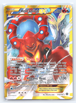 Volcanion EX (Secret) 115/114 NM Holo STS XY - Steam Siege 03 - Image 1