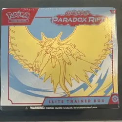 Pokemon TCG Paradox Rift ETB Elite Trainer Box (Roaring Moon) **New & Sealed** - Image 1