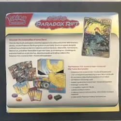 Pokemon TCG Paradox Rift ETB Elite Trainer Box (Roaring Moon) **New & Sealed** - Image 2