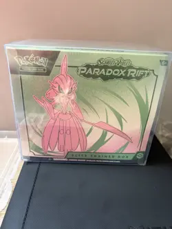Pokemon TCG Paradox Rift Elite Trainer Box ETB New Sealed With Plastic Case - Image 1