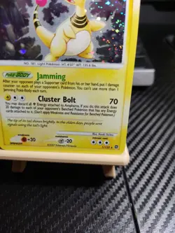 Ampharos 1/132 Cosmo Holo Bleed & Swirl Pokemon Secret Wonders 2007 NM - Image 4