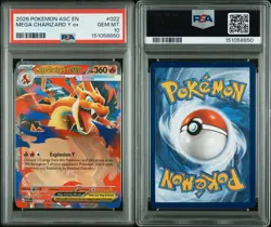 PSA 10 Mega Charizard Y ex 022/217 Pokemon Ascended Heroes GEM MT 10 - Image 3