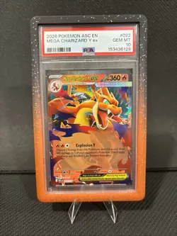 Pokemon Mega Charizard Y ex Ultra Rare Holo 022/217 Ascended Heroes PSA 10 2026 - Image 1