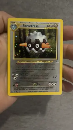 Pokemon TCG Forretress Holo Neo Discovery 2/75 Unlimited 2001 - Image 1