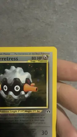 Pokemon TCG Forretress Holo Neo Discovery 2/75 Unlimited 2001 - Image 3