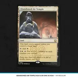 Avatar Rare Land Duo Abandoned Air Temple 263 + Ba Sing Se 266 MTG TLA Regular - Image 2