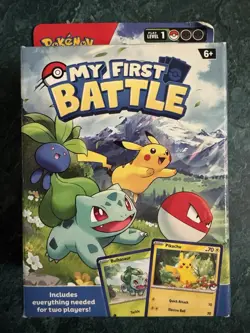 Pokemon My First Battle Decks (electric/grass) & (fire/water) 4 Mini Decks LOT ! - Image 3