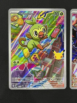 Pokemon TCG Grookey 052, Scorbunny 053, Sobble 054 MEP First Partners Promos NM - Image 2