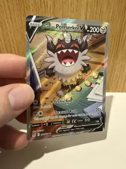 Galarian Perrserker V - 184/196 - Alt Art - Lost Origin - Pokemon TCG - Image 2