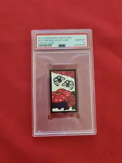 Pokemon: Hanafuda Butterfree & Vileplume Kanto - June 2013 - PSA 10 Gem Mint - Image 1