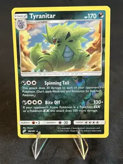 Tyranitar 85/181 Sm-Team Up Reverse Holo Rare Pokemon TCG Near Mint - Image 1