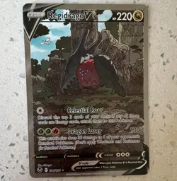 Regidrago V Alt Full Art Holo Ultra Rare Silver Tempest 184/195 220 HP Eng 2022 - Image 1